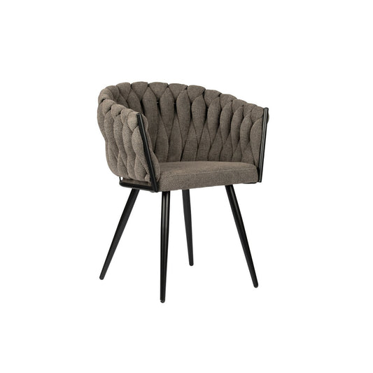 Eetkamerstoel Ethan | Taupe | Set van 2 stuks