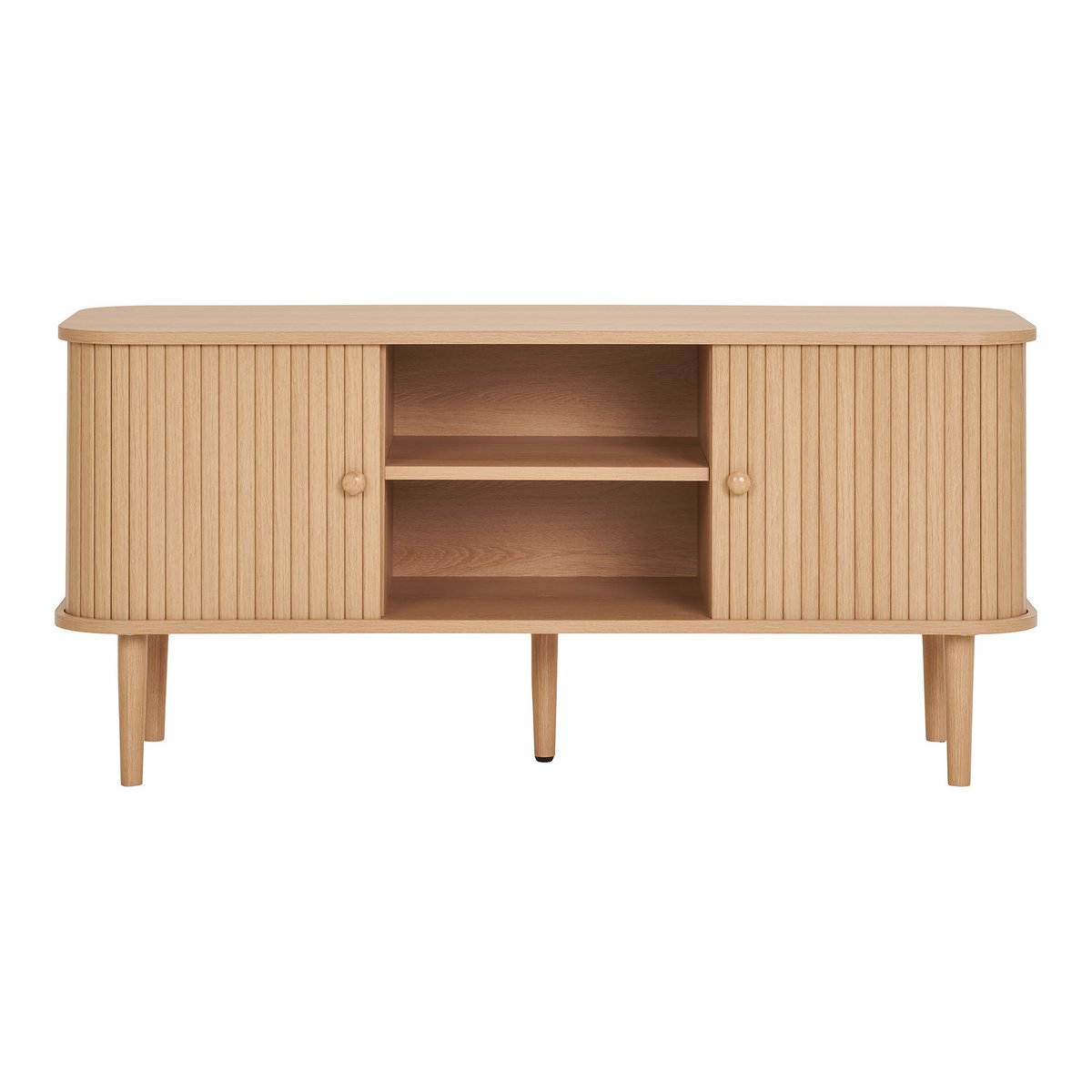 TV-meubel | Rokk | Naturel |  MDF/Genen | 113×40×51,5 cm