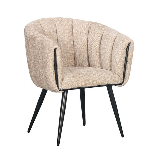 Eetkamerstoel  Flair |  Cremé  | Set van 2 stuks
