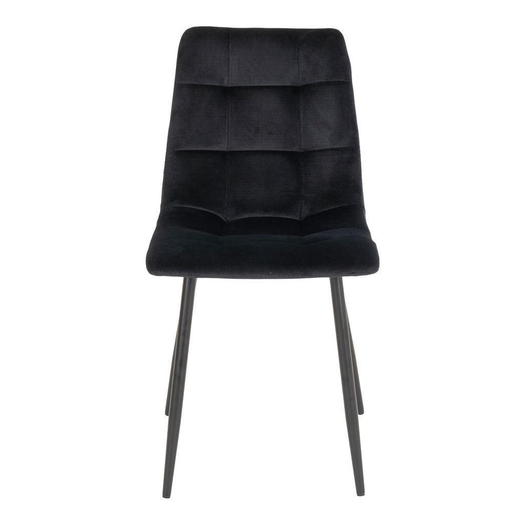 Eetkamerstoel Evan | Zwart | Set van twee stuks