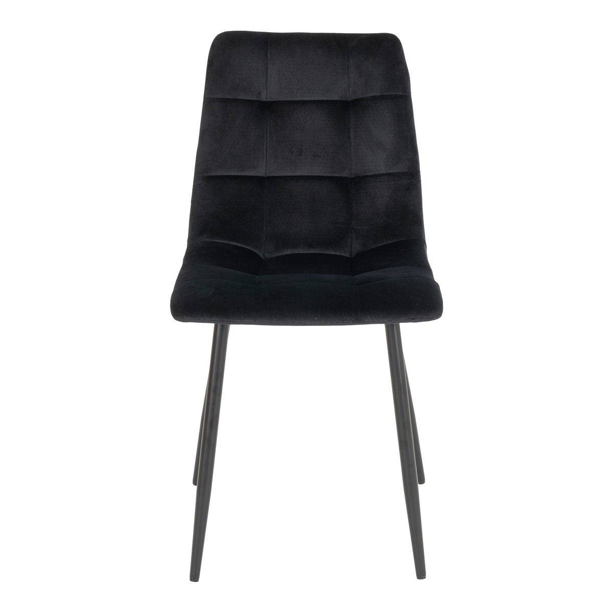 Eetkamerstoel Evan | Zwart | Set van twee stuks