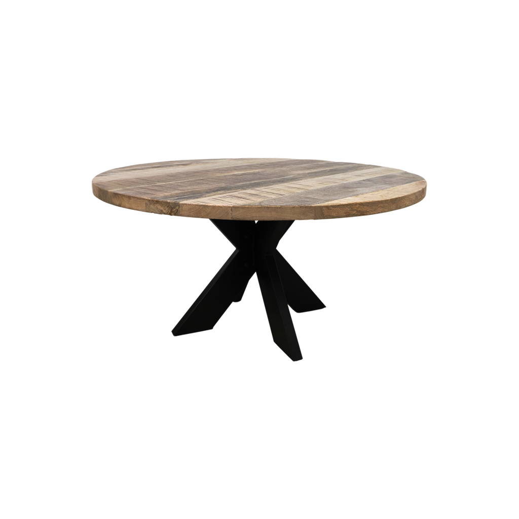 Salontafel Jack | Mangohout en Staal