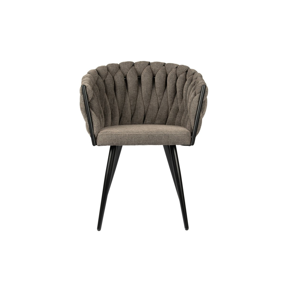 Eetkamerstoel Ethan | Taupe | Set van 2 stuks
