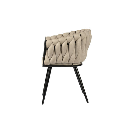Eetkamerstoel Ethan | Beige | Set van 2 stuks