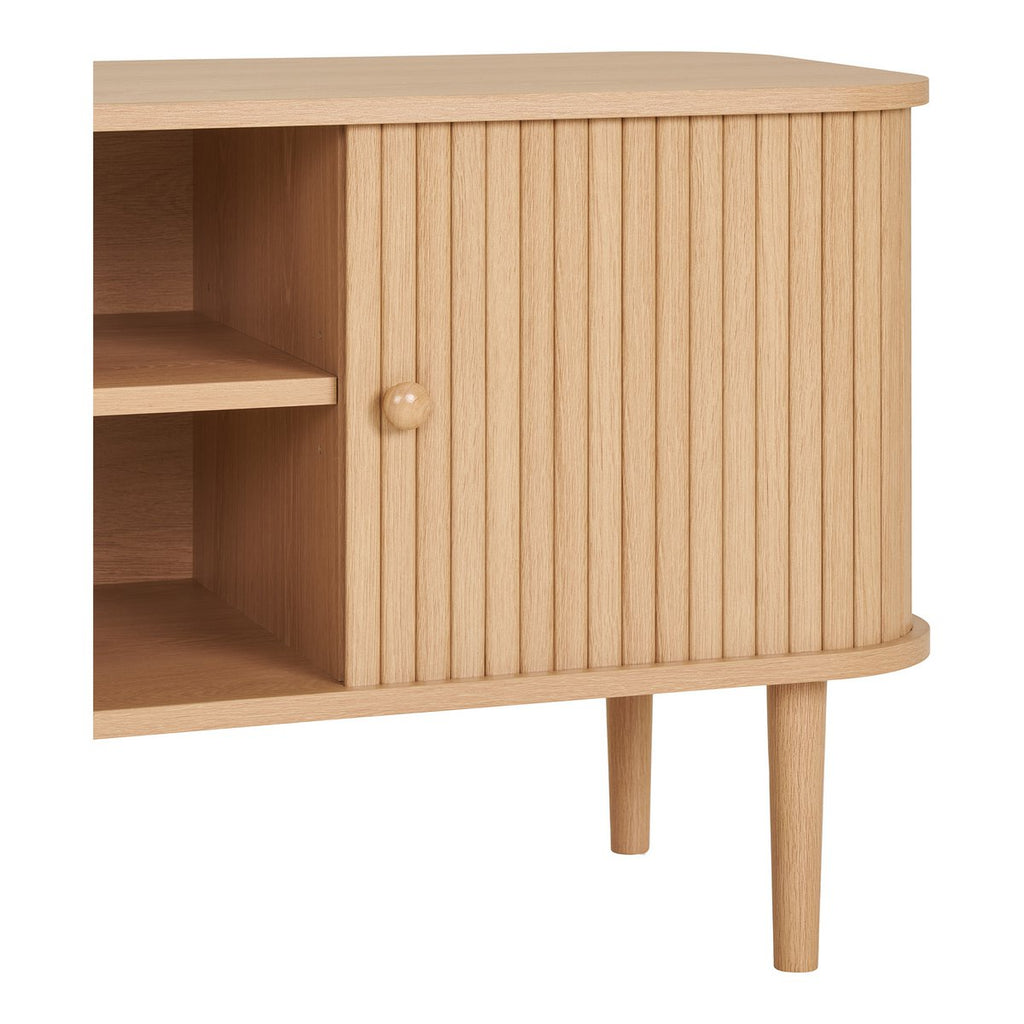 TV-meubel | Rokk | Naturel |  MDF/Genen | 113×40×51,5 cm