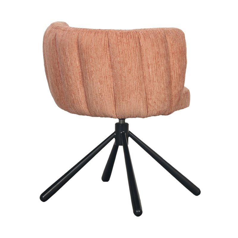 Eetkamerstoel Sarah | Terracotta | 360° roterend