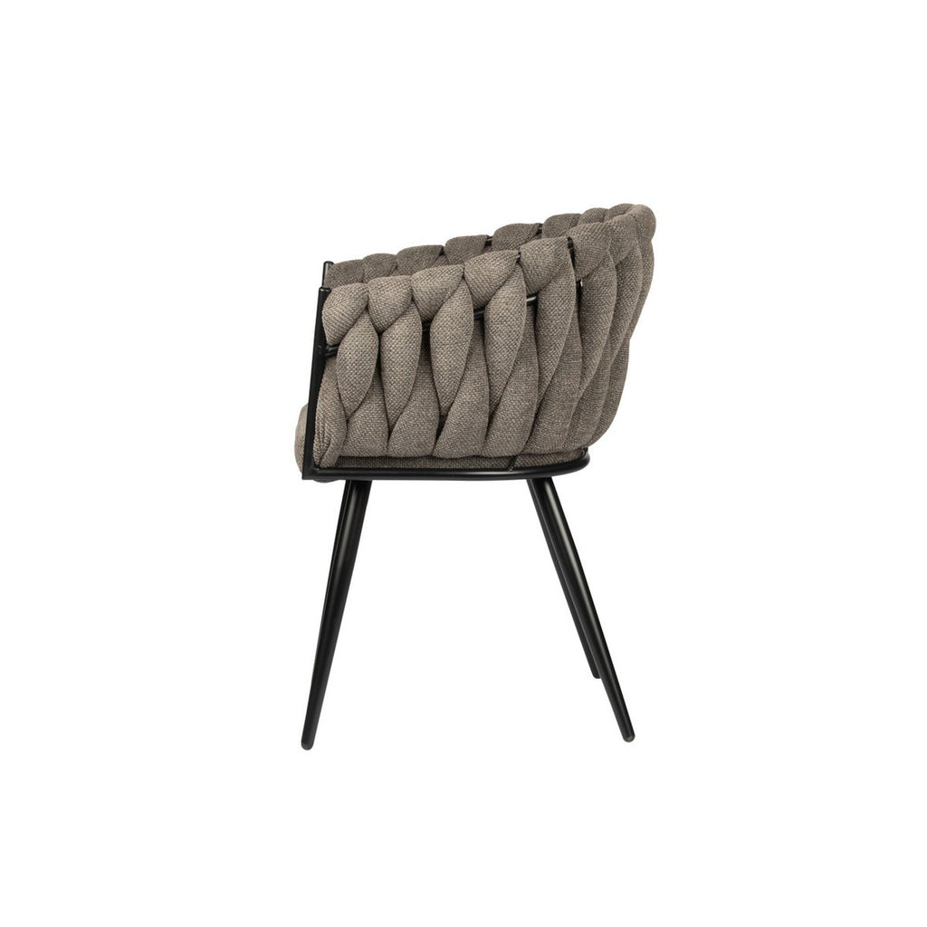 Eetkamerstoel Ethan | Taupe | Set van 2 stuks