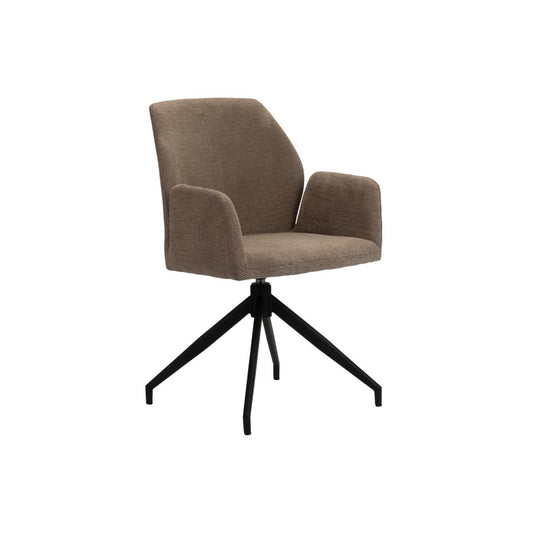 Eetkamerstoel Eva | Bruin | 360° roterend