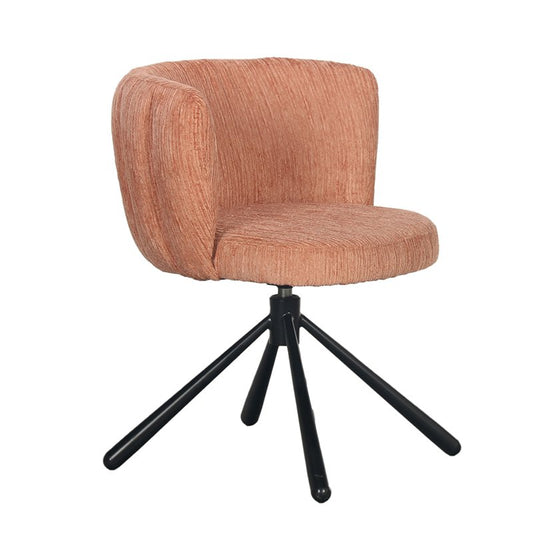 Eetkamerstoel Sarah | Terracotta | 360° roterend