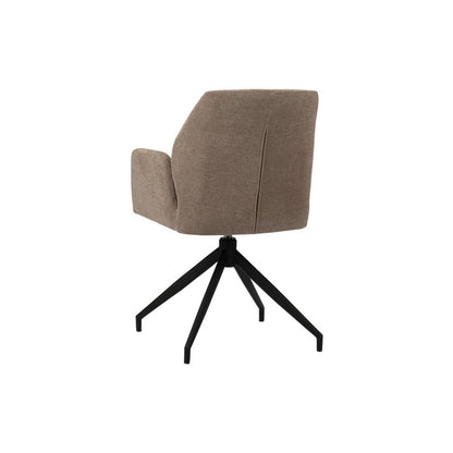 Eetkamerstoel Eva | Bruin | 360° roterend