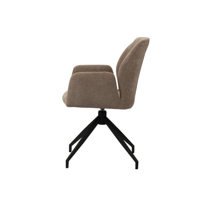 Eetkamerstoel Eva | Bruin | 360° roterend