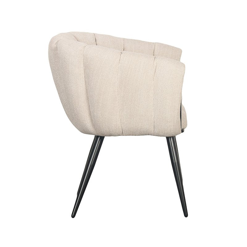 Eetkamerstoel  Flair |  Beige | Set van 2 stuks