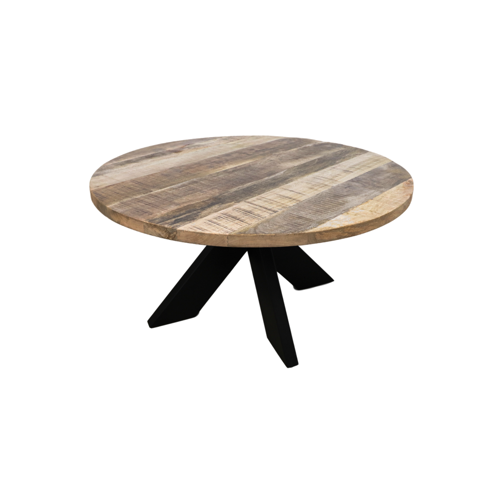 Salontafel Jack | Mangohout en Staal
