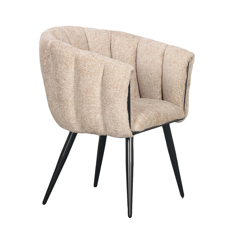 Eetkamerstoel  Flair |  Cremé  | Set van 2 stuks