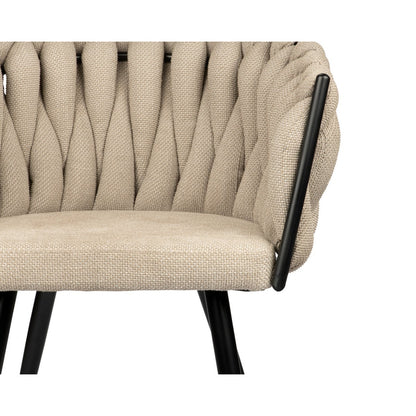 Eetkamerstoel Ethan | Beige | Set van 2 stuks