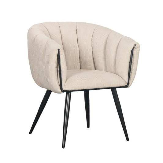 Eetkamerstoel  Flair |  Beige | Set van 2 stuks