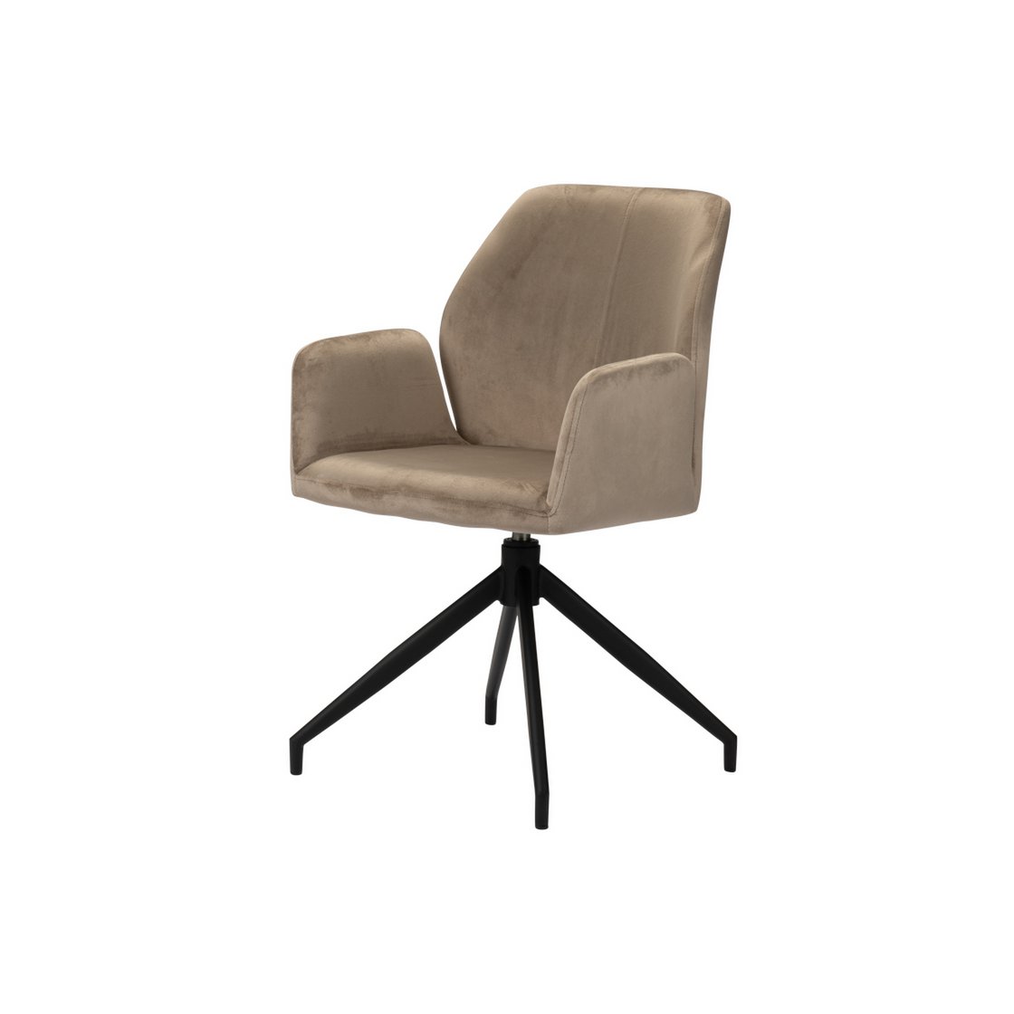 Eetkamerstoel Eva | Zand Wit | 360° roterend
