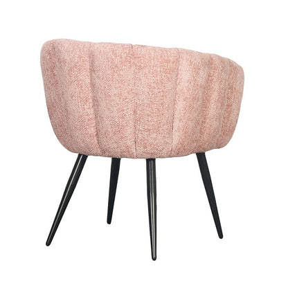 Eetkamerstoel  Flair |  Pastel roze  | Set van 2 stuks