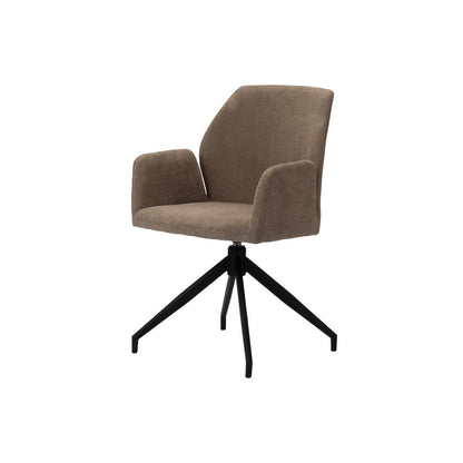 Eetkamerstoel Eva | Bruin | 360° roterend