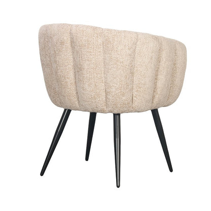Eetkamerstoel  Flair |  Cremé  | Set van 2 stuks
