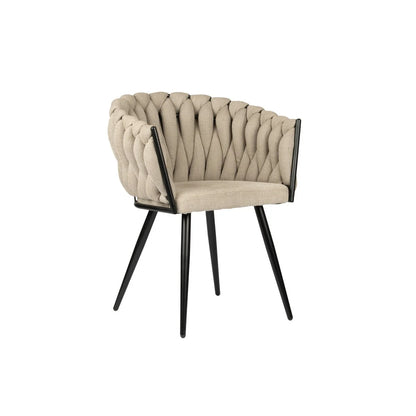 Eetkamerstoel Ethan | Taupe | Set van 2 stuks