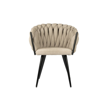 Eetkamerstoel Ethan | Beige | Set van 2 stuks