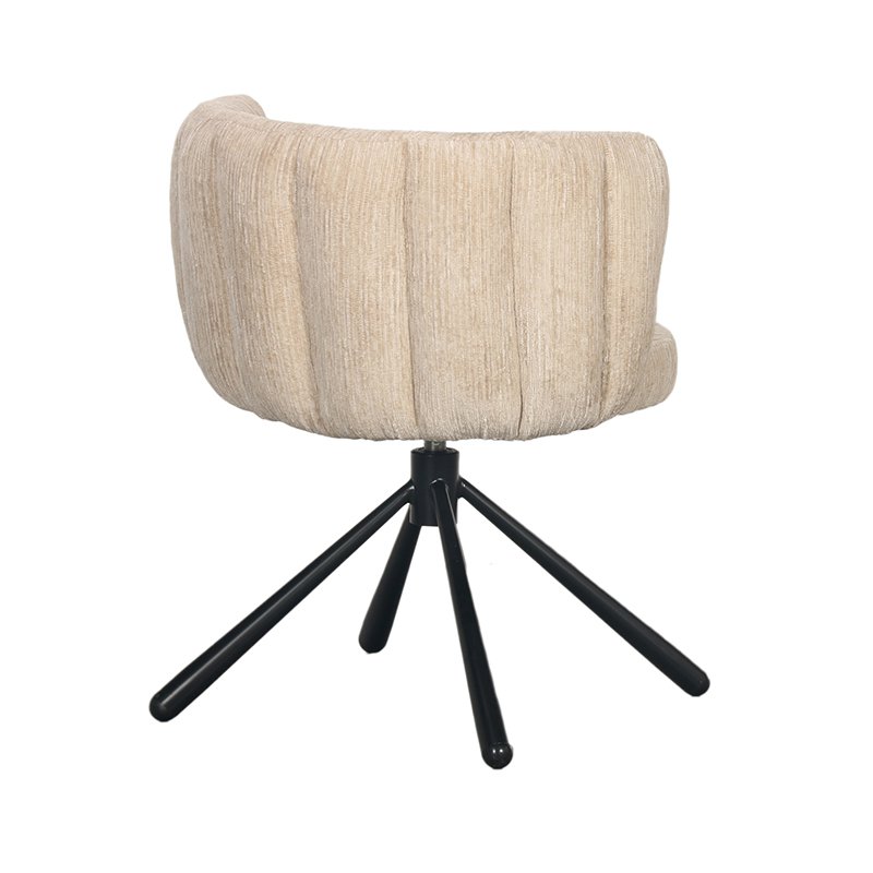 Eetkamerstoel Sarah | Cremé | 360° roterend