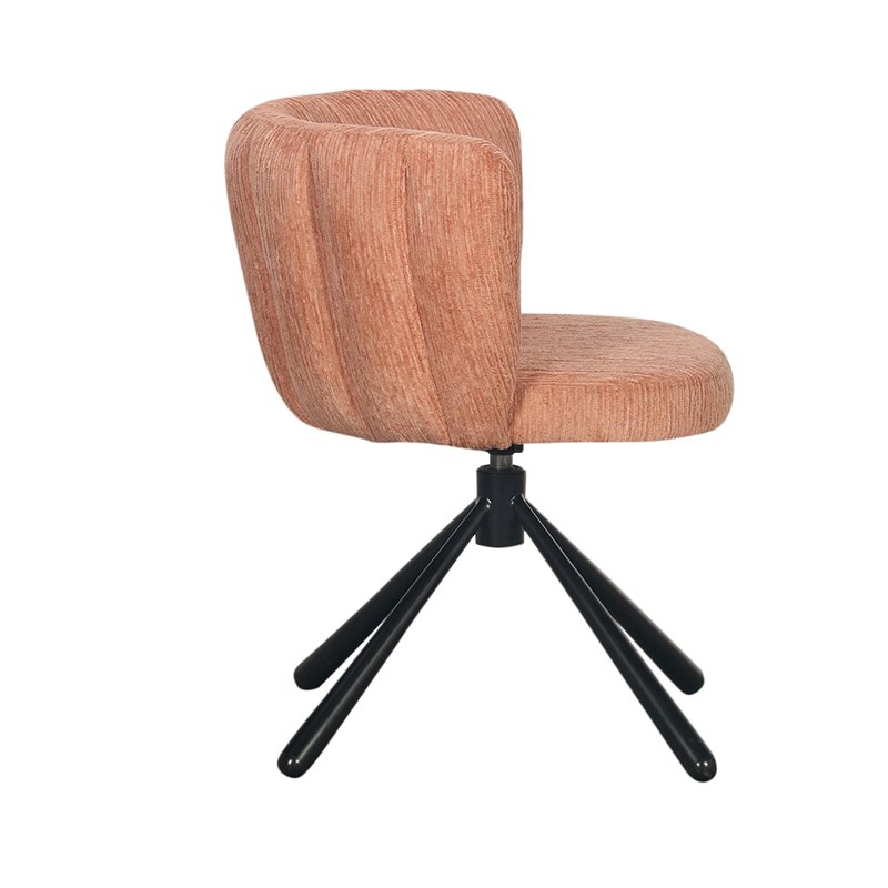 Eetkamerstoel Sarah | Terracotta | 360° roterend