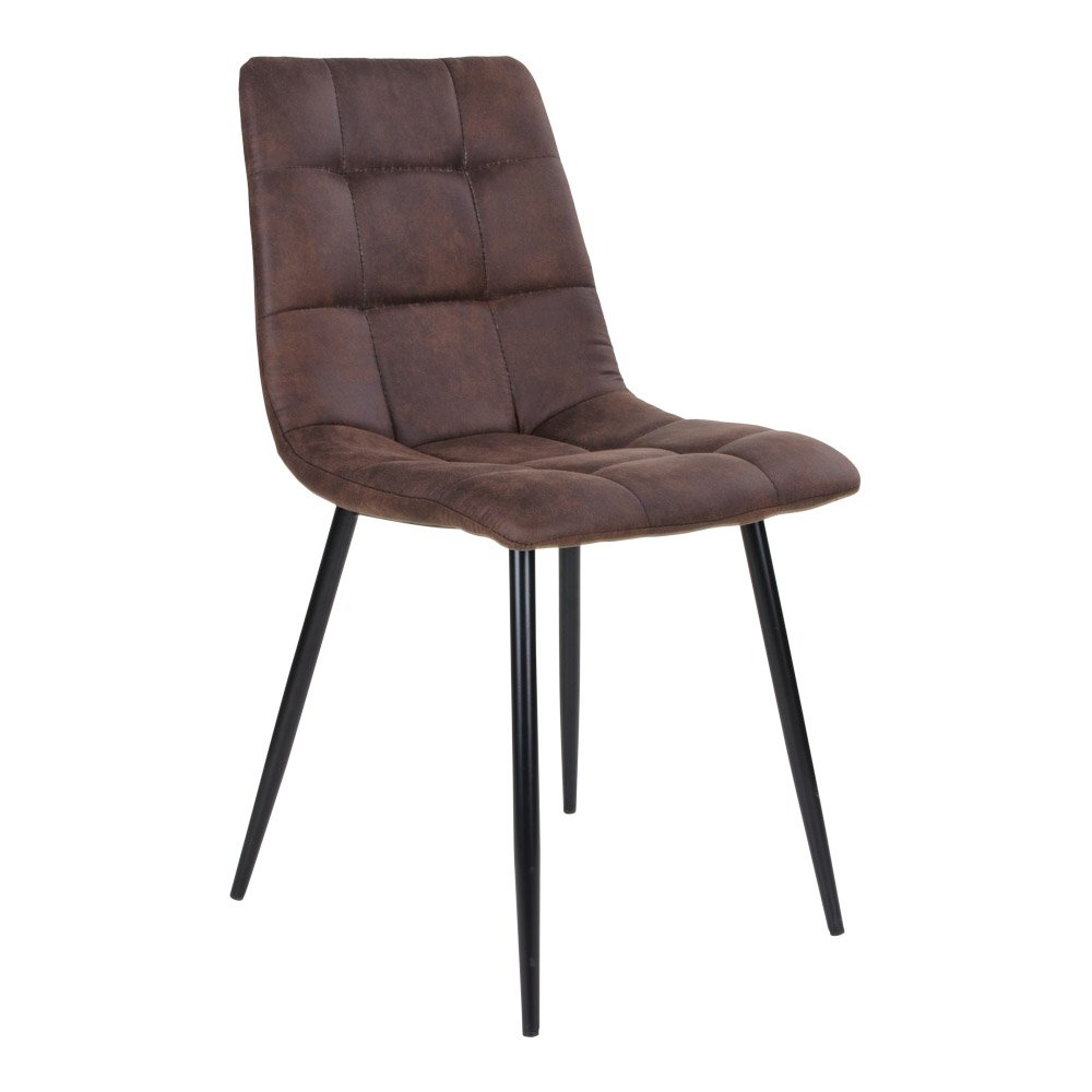 Eetkamerstoel Evan | Zwart | Set van twee stuks