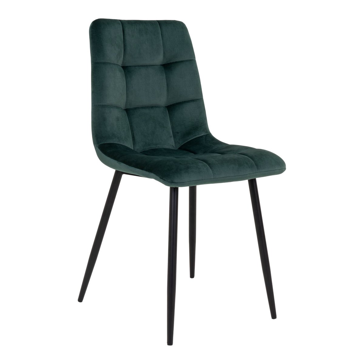 Eetkamerstoel Evan | Zwart | Set van twee stuks