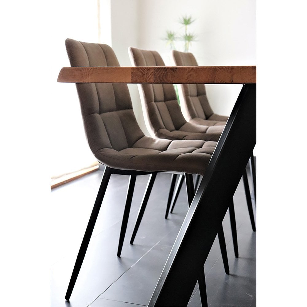 Eetkamerstoel Evan | Bruin | Set van twee stuks
