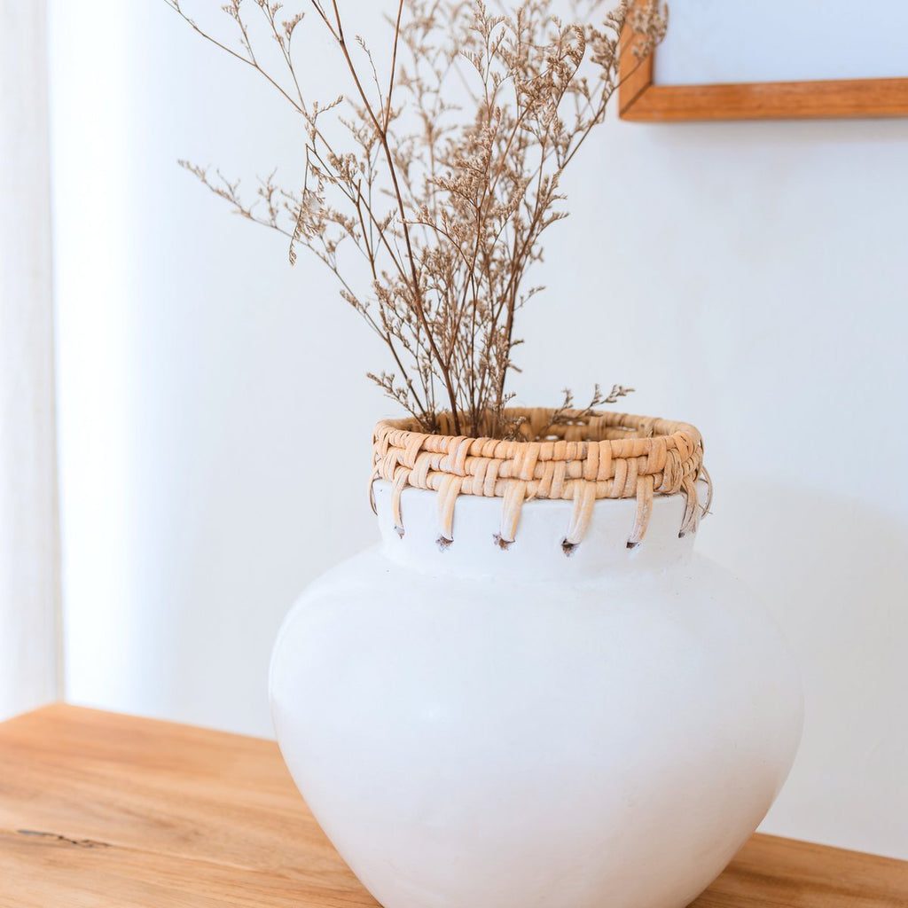 Vaas Rauwdesign | wit/beige | 22x23 cm