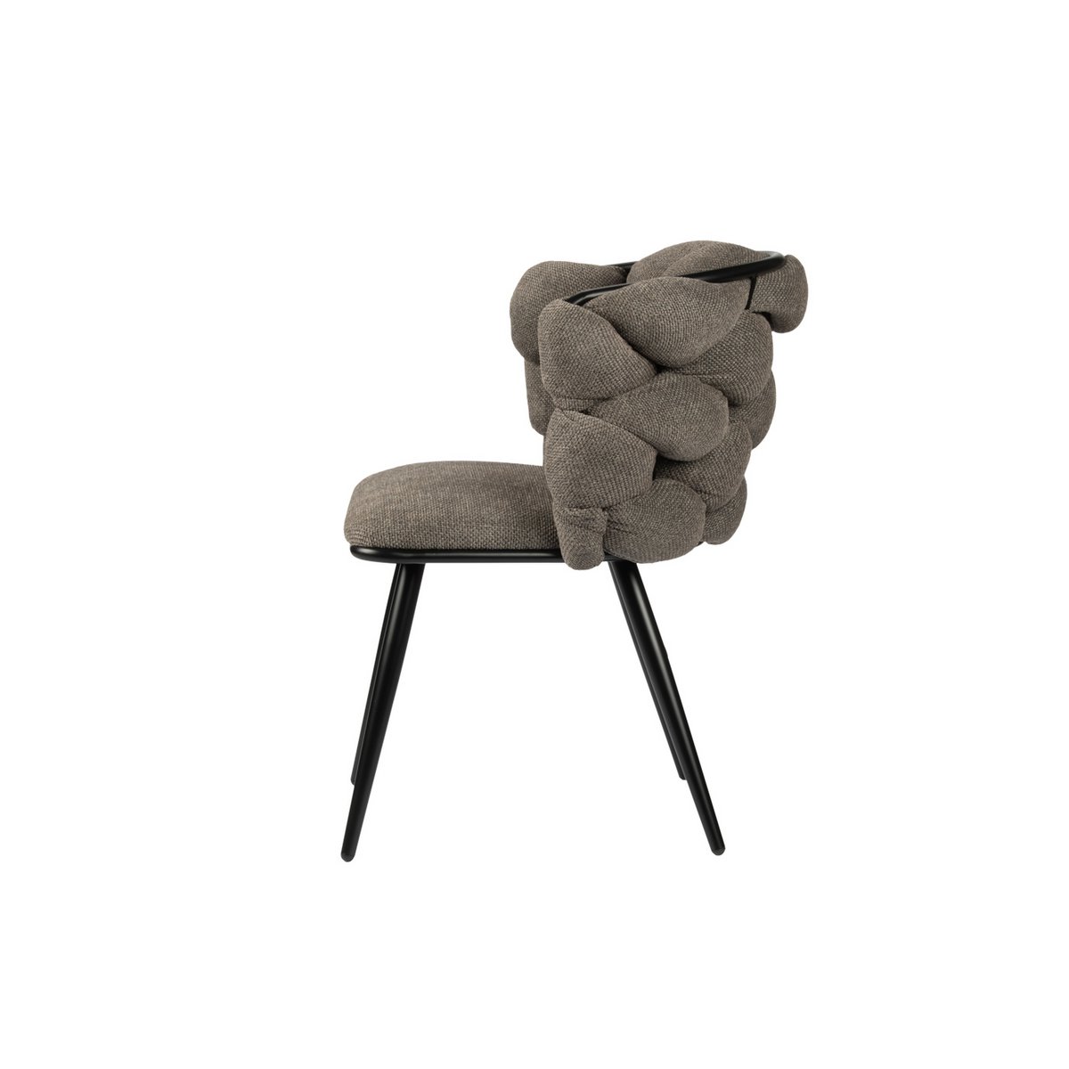 Eetkamerstoel Rock | Taupe | Set van 2 stuks