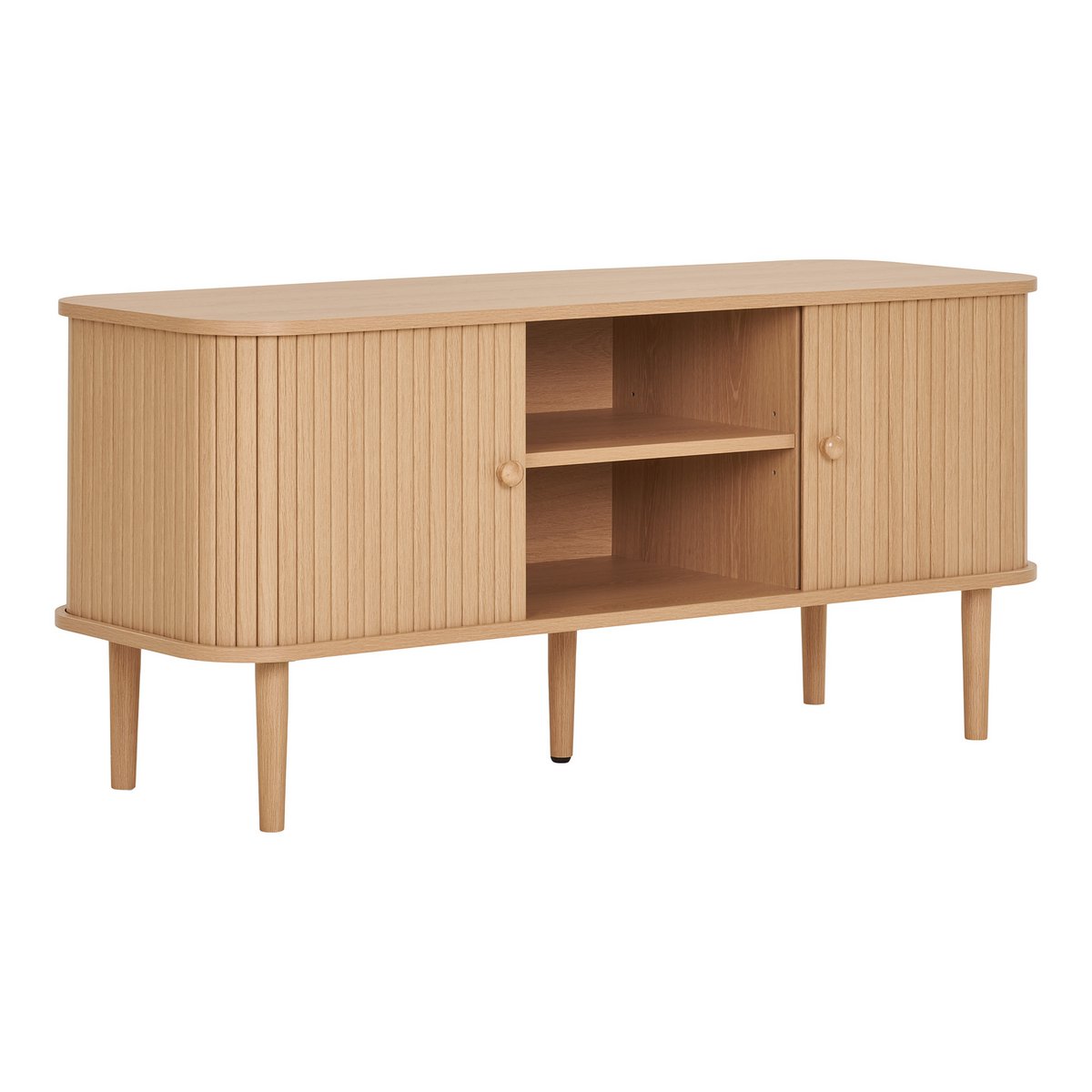 TV-meubel | Rokk | Naturel |  MDF/Genen | 113×40×51,5 cm