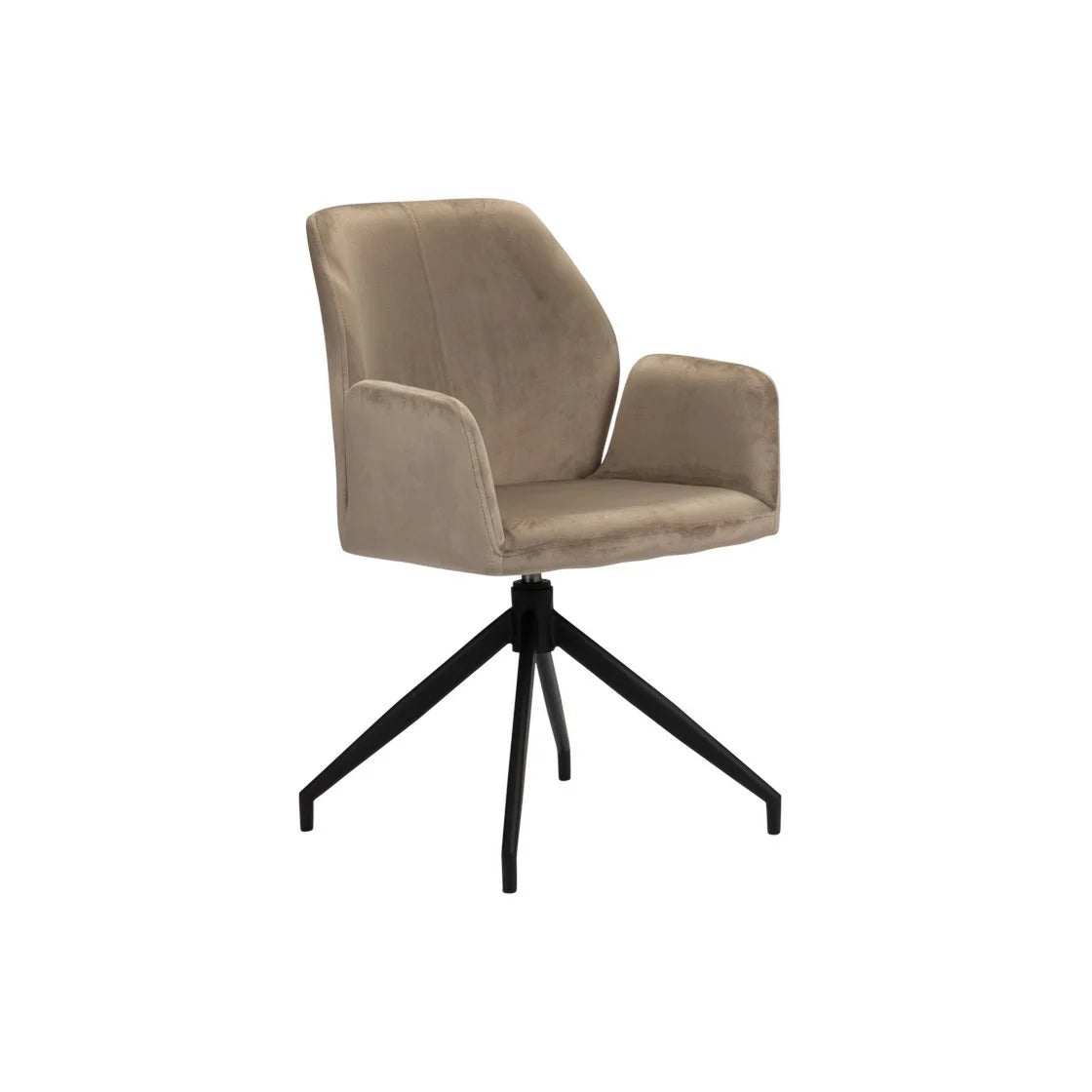 Eetkamerstoel Eva | Beige | 360° roterend
